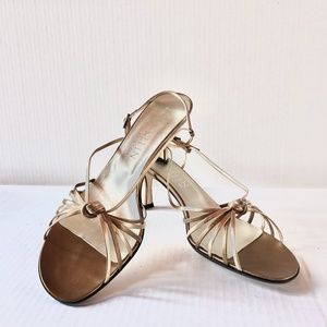 NWT Anne Klein New York Metallic Multi Strap Knot